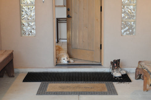 Large Dog Paws Off Pet Mat 12 Tiles - Clips Included